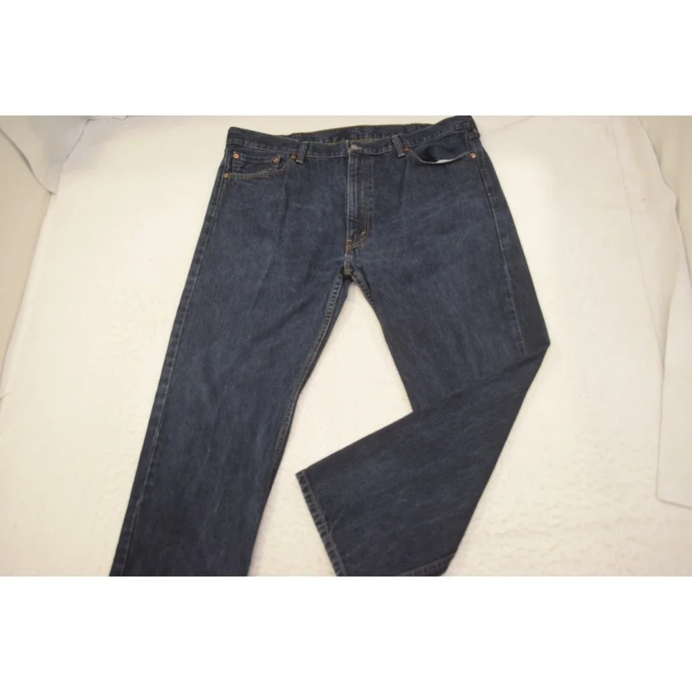 Levi's 505 Regular Fit Straight Leg Denim Blue Jeans Mens Size‎ 42 x 30
